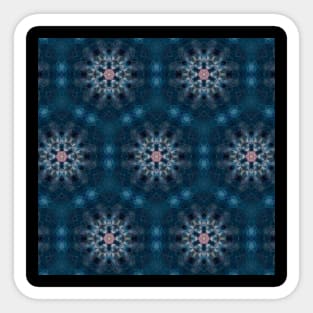 Southwest Navy Mosaic Mandala Sticker